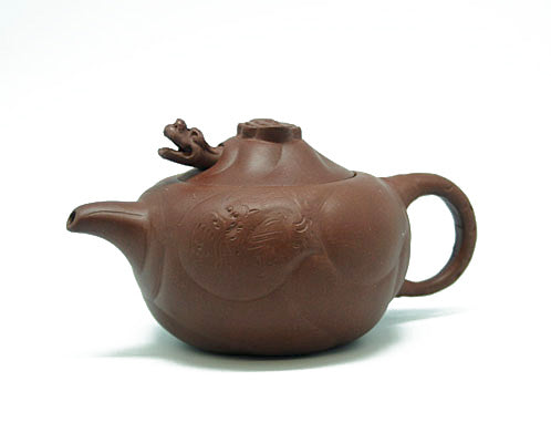 Brown Dragon Yixing Teapot