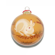 Load image into Gallery viewer, Handpainted Glass Ball, Rabbits