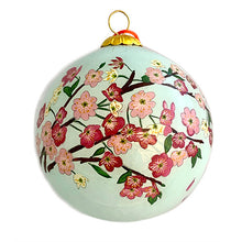 Load image into Gallery viewer, Handpainted Glass Ball, Cherry Blossoms In The Breeze
