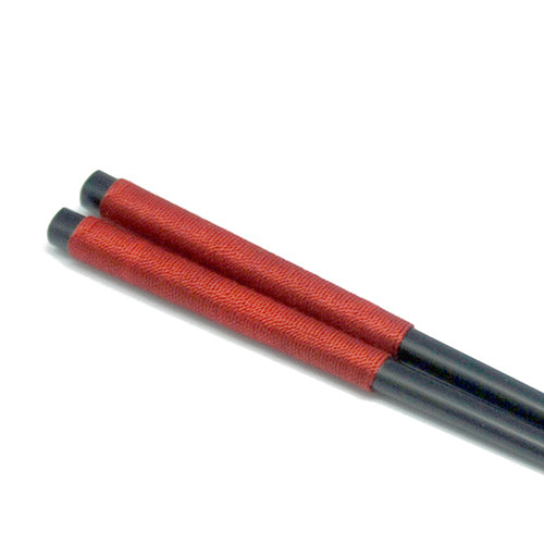 Chopsticks, Black W/ Red Thread