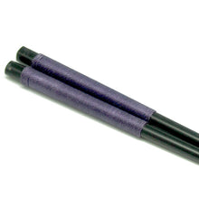 Load image into Gallery viewer, Chopsticks, Black W/ Purple Thread