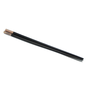 Chopsticks, Round Black Ebony W/Pink Oyster