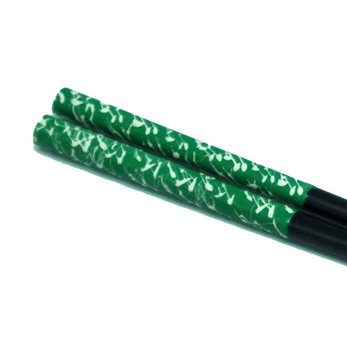 Chopsticks, Green Splattered