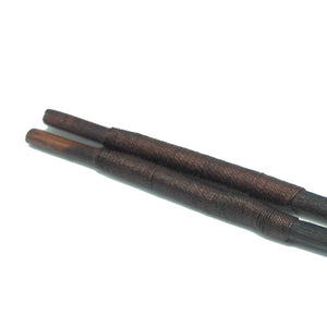 Natural Stick With Maroon Thread Chopsticks