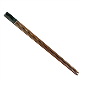 Chopsticks, Rosewood, Top Black Horn W/ 2 Thin White Layers