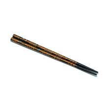 Load image into Gallery viewer, Chopsticks, Black &amp; Yellow Inlaid Shell