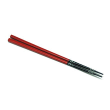 Load image into Gallery viewer, Chopsticks, Red W Black Tip Cherry Blossom