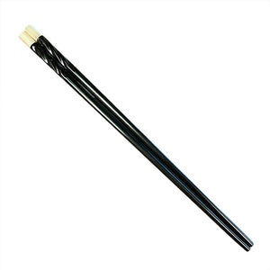 Chopsticks,Twisted Ebony W/ White Shell Top