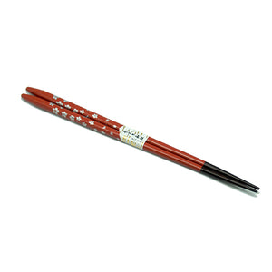 Chopsticks, Red W/ Silver Stars