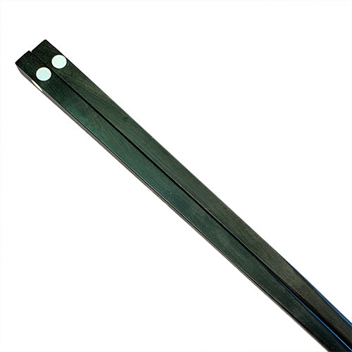 Chopsticks, Ebony Square W/ 4 White Shell Dots