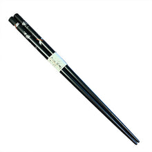 Load image into Gallery viewer, Chopsticks, All Black W/ Silver Dragonflies