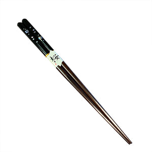 Chopsticks, Black Top W/ Lustrous Cherry Blossoms