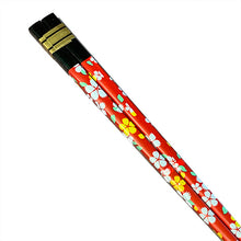 Load image into Gallery viewer, Chopsticks, Red W/ Petals