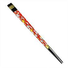 Load image into Gallery viewer, Chopsticks, Red W/ Petals