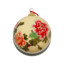 Load image into Gallery viewer, Handpainted Glass Ball, Many Colors Peonies