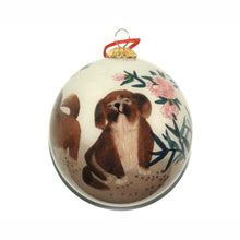 Load image into Gallery viewer, Handpainted Glass Ball, Dog