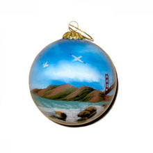 Load image into Gallery viewer, Handpainted Glass Ball, Golden Gate