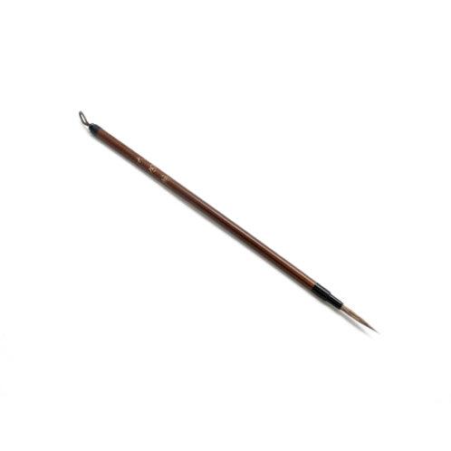 Brush, Thin Brown Bamboo, Mountain Rabbit Hair. #HSB138