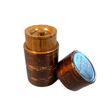 Load image into Gallery viewer, Cherry Bark, Small Cylindrical  Tea Canister. #PT-214