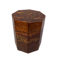 Load image into Gallery viewer, Cherry Bark, Octagonal Tea Canister. #PT-216