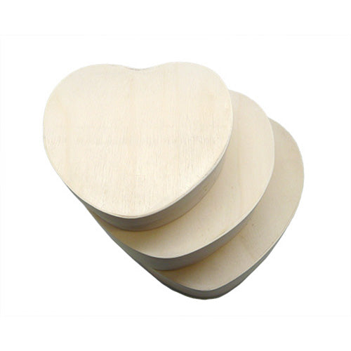 3 Pcs Heart Shape Boxes (WW-102)
