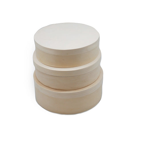 3 Pcs Round Boxes (WW-103)