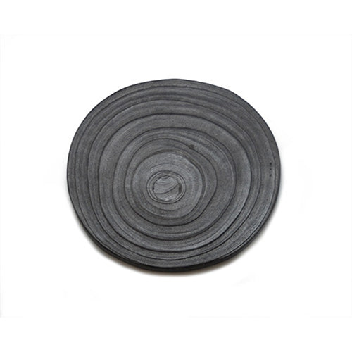 Large Coaster, Burnt Kiri Wood (WW-364)