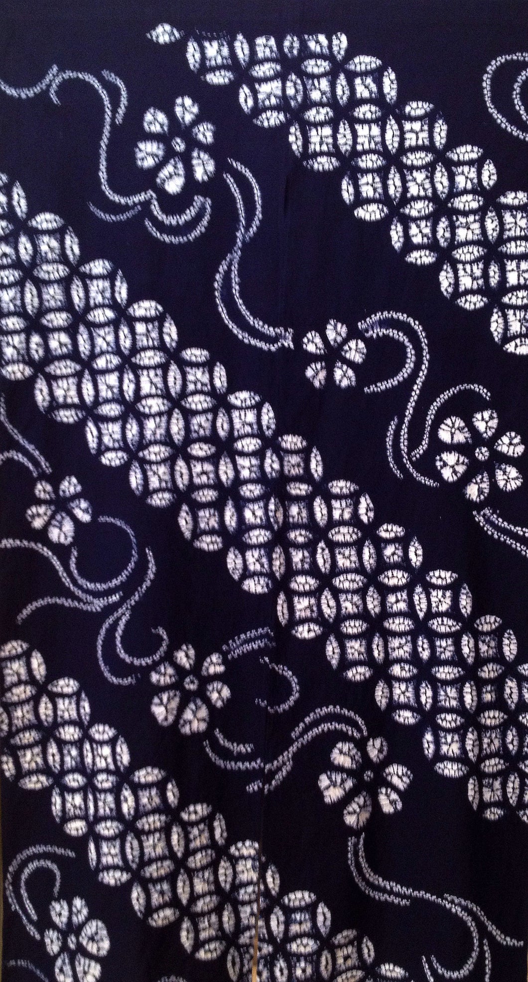 NOREN, INDIGO COTTON SHIBURI, COINS MOTIF.  (YN-103)